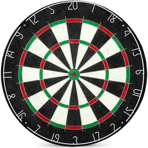 Sisal dartboard set inclusief pijltjes - 45 x 4,5 cm | Incl. scoreboard