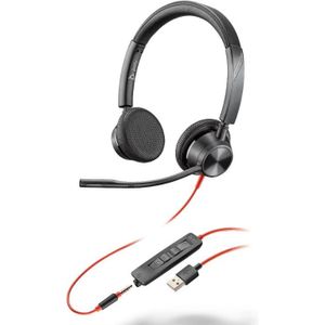 Plantronics Blackwire 3325 - Stereo-Headset met snoer en USB-A aansluiting