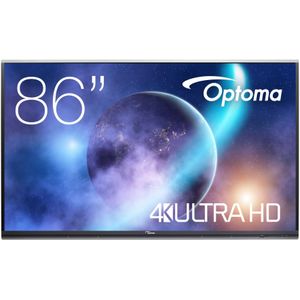 Optoma - 5862RK+ - 4K 86IN Aanraakscherm - Zwart - Digitale Bewegwijzing