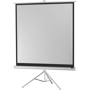 celexon Economy projectiescherm met statief 219 x 219 cm - White Edition