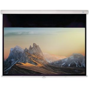DELUXX Advanced slow motion 4:3 handbediend projectiescherm  203 x 152 cm matwit Polaro