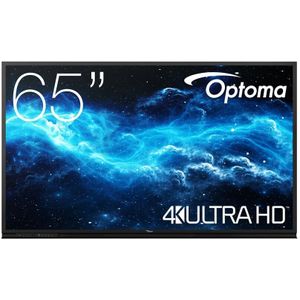 Optoma - 3652RK - Monitor - Zwart - 65 inch - 4K UHD