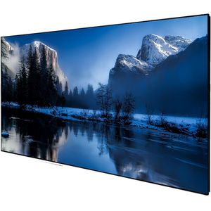 DELUXX Cinema frame hoog contrast projectiescherm SlimFrame 177 x 99cm, 80" - DARKVISION