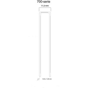 700-niet 25mm gegalvaniseerd (20.000 stuks)