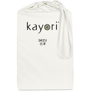Kayori by Dibado - Shizu Hoeslaken Perkal Offwhite 200 x 180