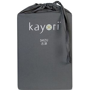 Kayori by Dibado - Shizu Hoeslaken Perkal Antracite 200 x 160