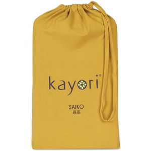 Kayori by Dibado - Saiko Hoeslaken Premium Jersey Okergeel 80-100 x 200-220