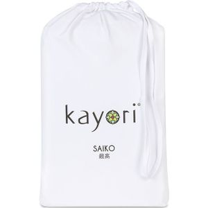 Kayori by Dibado - Saiko Hoeslaken Premium Jersey Wit 140-160 x 200-220