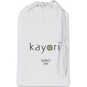 Kayori by Dibado - Saiko Hoeslaken Premium Jersey Zilvergrijs 140-160 x 200-220