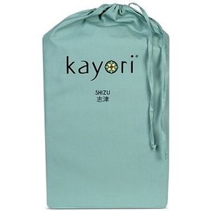 Kayori by Dibado - Shizu Hoeslaken Perkal Groen 200 x 80-90