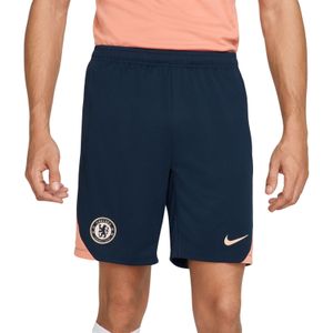 Nike Chelsea Strike Trainingsbroekje 2024-2025 Donkerblauw Lichtroze Goud