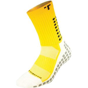 Trusox Gripsokken Mid Calf Thin Geel