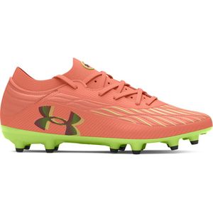 Under Armour Magnetico Pro 4.0 Gras Voetbalschoenen (FG) Oranje Groen