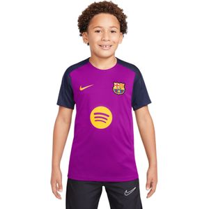 Nike FC Barcelona Strike Trainingsshirt 2025-2026 Kids Felpaars Donkerblauw Goud