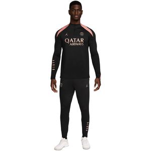 Nike Paris Saint-Germain x Jordan Strike Trainingspak 1/4-Zip 2024-2025 Zwart Roze Brons