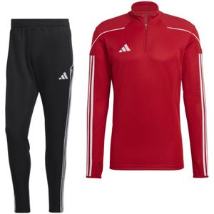 adidas Tiro 23 League 1/4-Zip Trainingspak Rood Zwart