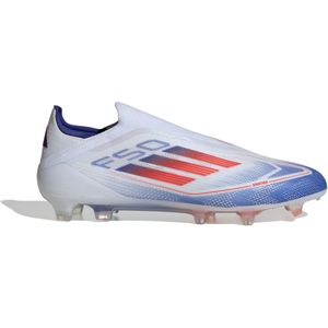 adidas F50 Elite Veterloze Gras Voetbalschoenen (FG) Wit Rood Blauw