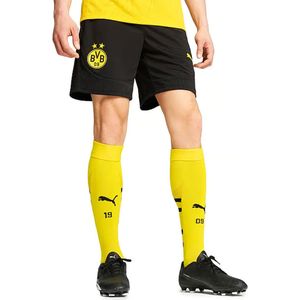 PUMA Borussia Dortmund Trainingsbroekje 2024-2025 Kids Zwart Geel