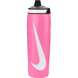 Nike Refuel Bidon Grip 710ML Roze Zwart