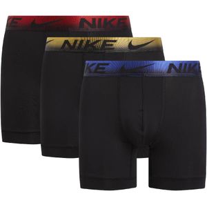 Nike Dri-FIT Ultra Stretch Micro Boxershort 3-Pack Blauw Goud Rood