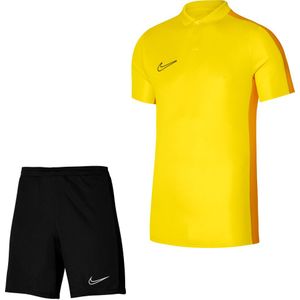Nike Dri-FIT Academy 23 Polo Trainingsset Geel Goud Zwart
