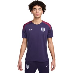 Nike Engeland Strike Trainingsshirt 2024-2026 Donkerblauw Bordeaux Wit