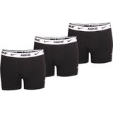 Nike Everyday Cotton Boxershort Trunk 3-Pack Zwart Wit