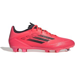 adidas F50 League Gras / Kunstgras Voetbalschoenen (MG) Felrood Zwart Zilver