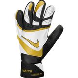 Nike Match Keepershandschoenen Zwart Wit Goud