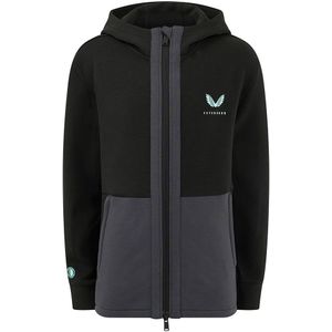 Castore Feyenoord Travel Vest 2024-2025 Kids Zwart Donkergrijs