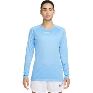 Nike Dri-Fit Park Ondershirt Lange Mouwen Dames Lichtblauw Wit