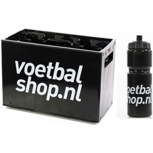 Voetbalshop.nl Bidon Krat + Bidons 10 stuks