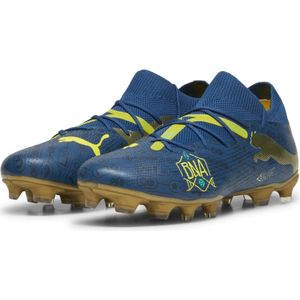 PUMA Future 7 Match BNA Gras / Kunstgras Voetbalschoenen (MG) Donkerblauw Goud Geel