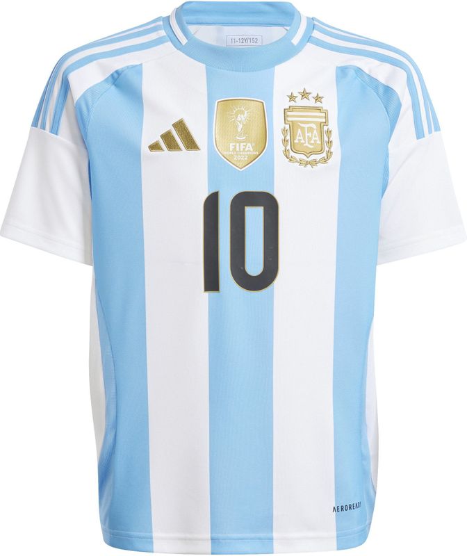 adidas Argentinië Thuisshirt Messi 10 2024-2026 Kids