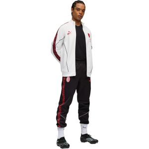 PUMA AC Milan Pre-Match KING Anthem Trainingspak Full-Zip 2025-2026 Wit Zwart Rood