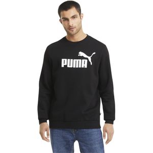 PUMA Essentials Big Logo Crew Sweater Zwart Wit