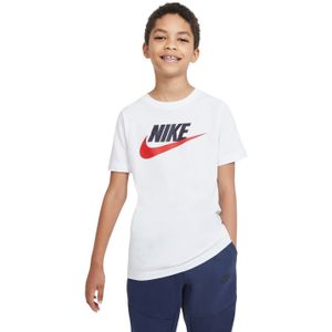 Nike Sportswear Logo T-Shirt Kids Wit Zwart Rood