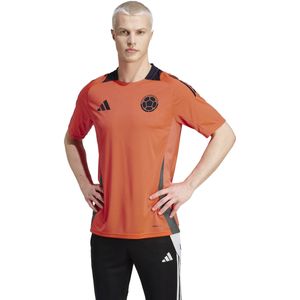 adidas Colombia Trainingsshirt 2024-2026 Oranje Zwart