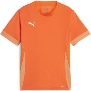 PUMA teamGOAL Matchday Voetbalshirt Kids Oranje Wit