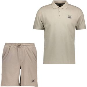 Cruyff Energized Polo Zomerset Lichtbruin