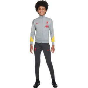 Nike Liverpool Strike Trainingspak Full-Zip 2024-2025 Kids Grijs Donkergrijs Rood