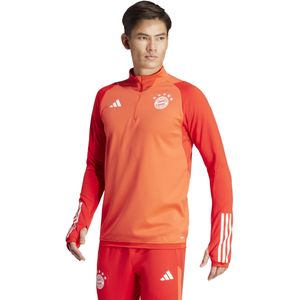 adidas Bayern München Trainingstrui 1/4-Zip 2023-2024 Rood Wit