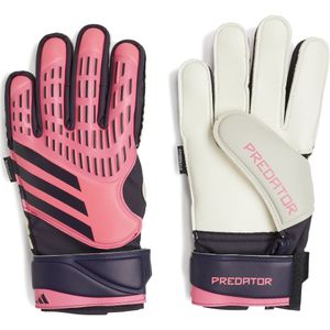 adidas Predator Match Fingersave Keepershandschoenen Kids Roze Zwart Wit