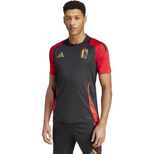 adidas België Trainingsshirt 2024-2026 Zwart Rood Goud