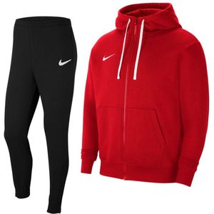 Nike Park 20 Fleece Full-Zip Trainingspak Rood Zwart
