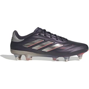 adidas Copa Pure 2 Elite IJzeren-Nop Voetbalschoenen (SG) Donkerpaars Zilver Roze