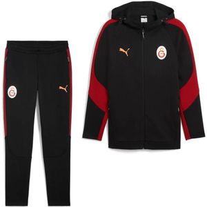 PUMA Galatasaray SK Evostripe Trainingspak Hooded 2025-2026 Zwart Rood Oranje