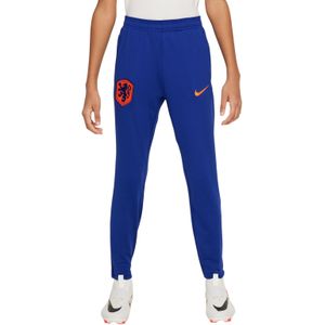 Nike Nederland Strike Trainingsbroek 2024-2026 Kids Blauw Oranje