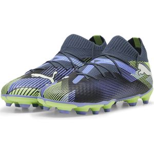 PUMA Future 7 Pro Gras / Kunstgras Voetbalschoenen (MG) Kids Grijs Paars Groen Wit