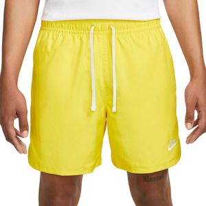 Nike Sportswear Club Woven Broekje Geel Wit